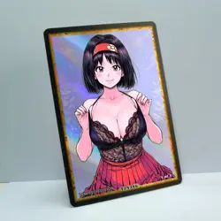 ERIKA Waifu Anime Card LIMITED 1/1 Custom TCG Holo Goddess Story ACG T14346 - Image 2
