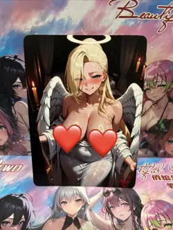 Holo Beautiful Waifu Handmade Card Goddess Story CCG Anime Double Sided - Image 2