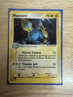 2003 Pokemon TCG Manectric Holo Card 9/109 Ruby Sapphire NM - Image 1