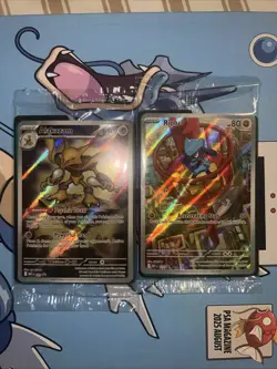 SEALED Riolu and Alakazam Mega Evolution ETB Promo Cards 009 + 010 - Image 1