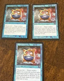 3X MTG: Vision Charm -Visions - Magic Card Lot Of 3 Used Played - Image 1