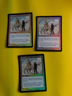 Renounce x3 Instant Mercadian Masques. FOIL. Magic the Gathering Card. - Image 1