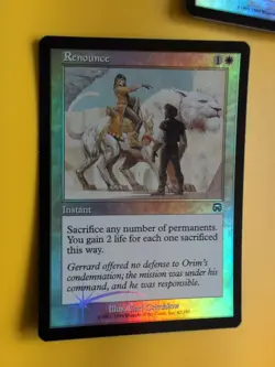 Renounce x3 Instant Mercadian Masques. FOIL. Magic the Gathering Card. - Image 3