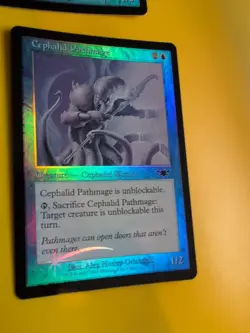 Cephalid Pathmage x2 Wizard LEGIONS (2003). OLD VINTAGE FOIL MTG CARD - Image 3