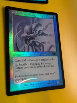 Cephalid Pathmage x2 Wizard LEGIONS (2003). OLD VINTAGE FOIL MTG CARD - Image 4