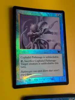 Cephalid Pathmage x2 Wizard LEGIONS (2003). OLD VINTAGE FOIL MTG CARD - Image 5