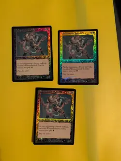 Whipstitched Zombie x3 MTG CARD OLD BORDER FOIL CARD. PROPHECY JUNE 2000. - Image 1