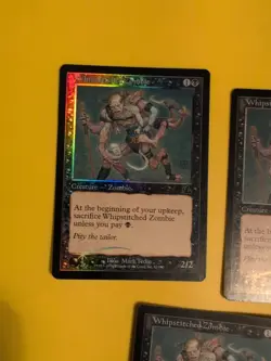 Whipstitched Zombie x3 MTG CARD OLD BORDER FOIL CARD. PROPHECY JUNE 2000. - Image 4