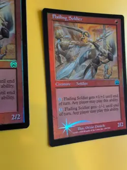 Flailing Soldier x3 Mercadian Masques. FOIL. Magic the Gathering Card. - Image 4
