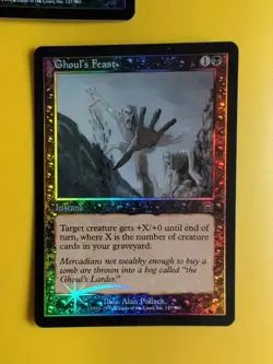 Ghoul's Feast x2 Instant Mercadian Masques. FOIL. Magic the Gathering Card. - Image 2