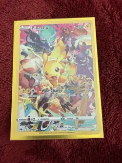 Pikachu 160/159 Crown Zenith Full Art Secret Rare Pokemon Card NEW - Image 1