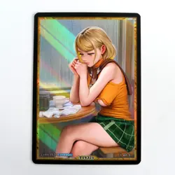 ASHLEY GRAHAM Waifu Anime Card LIMITED 1/1 Custom TCG Holo T14321 - Image 1