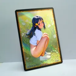 AKARI Waifu Anime Card LIMITED 1/1 Custom TCG Holo Goddess Story ACG T14315 - Image 2