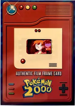 2000 Topps Pokemon the Movie 2000 Authentic 35MM Film Frame Card MISTY HEADSHOT - Image 1