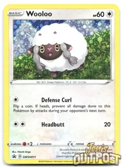 Wooloo SWSH011 Holofoil Promo Miscellaneous Cards & Products Pokemon Near Mint - Image 1