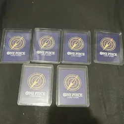 One Piece Card Game Marshall D. Teach Foil 12000 Lot of 6 Standard Cards - Image 2