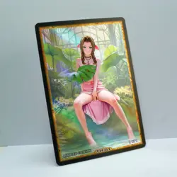 AERITH GAINSBOROUGH Waifu Anime Card LIMITED 1/1 Custom TCG Holo T14311 - Image 2