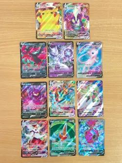Bulk Lot of 11 V/VMax Pokemon Cards - All Foils - Image 1