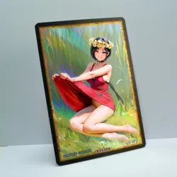 ADA WONG Waifu Anime Card LIMITED 1/1 Custom TCG Holo Goddess Story ACG T14309 - Image 2