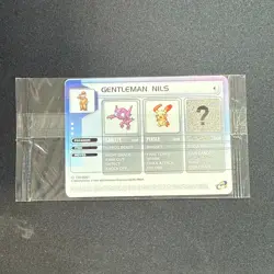 Pokemon Battle e-reader Card Gentleman Nils SEALED Ruby & Sapphire - Image 1
