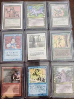 ***MTG 250+ card lot, 30 in top loaders, Revised, The Dark, 4th, Ice Age *** - Image 2