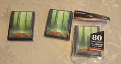 Unhinged Forest Ultra Pro Magic Card Sleeves Mtg Standard Fit 118ct John Avon - Image 1