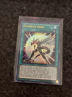 Yugioh Favorite Hero LED6-EN015 Ultra Rare 1st Edition NM - Image 1