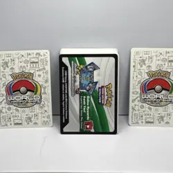 Pokemon World Championships 2019 complete Deck Set Promo Cards with Pikachu Pin - Image 4