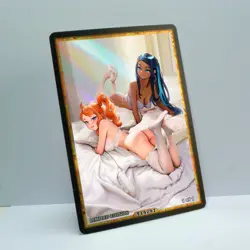 NESSA SONIA Waifu Anime Card LIMITED 1/1 Custom TCG Holo T14297 - Image 2
