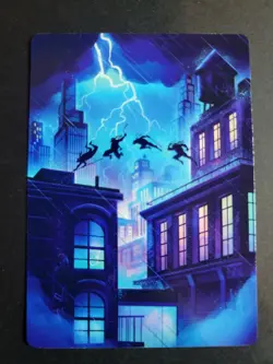Island 37/54 Art Card MTG Ninja Turtles - Image 1