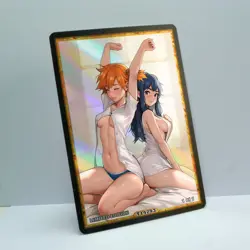 DAWN MISTY Waifu Anime Card LIMITED 1/1 Custom TCG Holo T14293 - Image 2