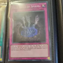 YUGIOH Trap Hole of Spikes MIL1-EN022 1st edition Super Rare Near-Mint NM - Image 1