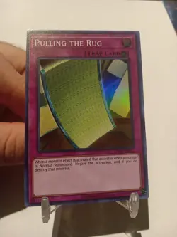 Yu-Gi-Oh! Pulling the Rug OP23-EN011 Super Rare Near Mint - Image 1