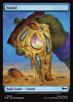 Island - Foil Extended Art TMT NM MTG - Image 1