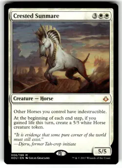 Crested Sunmare Hour of Devastation Regular MTG NM - Image 1