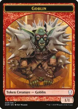 MTG Magic DOM Dominaria - 1x ITA EX TOKEN 009 Goblin - Image 1