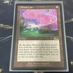 Magic the Gathering - Memory Jar - Urza's Legacy - Regular - LP - mtg - Image 1