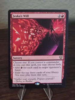 MTG Jeska's Will Commander Legends Regular - Image 1