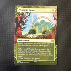 MtG Prismatic Omen (WOT-0060) Rare English - Image 1