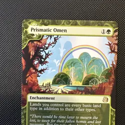 MtG Prismatic Omen (WOT-0060) Rare English - Image 3
