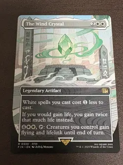 MTG The Wind Crystal (Borderless) English Final Fantasy FIN NM R0330 - Image 1