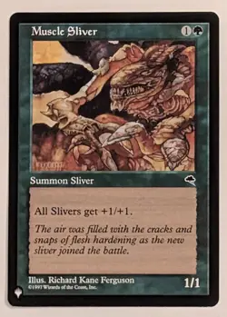 Muscle Sliver - The List Reprints Regular - MTG Magic: The Gathering - Image 1
