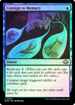 Consign to Memory MTG NM Modern Horizons 3 FOIL - Image 1