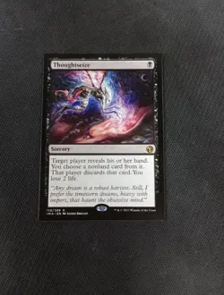 Thoughtseize - Iconic Masters - Light Play - MTG - Image 1