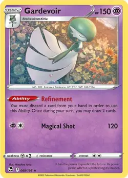 Gardevoir Rare SWSH12: Silver Tempest 069/195 NM MTG Magic - Image 1