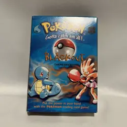 Vintage 1999 Pokemon Blackout Theme Deck Box And Manual Only - No Cards - Image 2