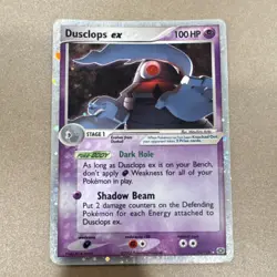 Pokemon Dusclops ex EX Emerald 94/106 Ultra Rare Holo 100 HP 2005 Card - Image 1