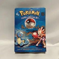 Vintage 1999 Pokemon Blackout Theme Deck Box And Manual Only - No Cards - Image 2