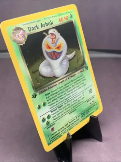 Pokemon TCG 1st Edition Dark Arbok Team Rocket 2/82 Holo Rare 2000 WOTC VTG LP+ - Image 3