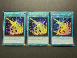 3x Lightning Storm | RA01-EN061 | Secret Rares | NM | 1st Edition | YuGiOh! - Image 1